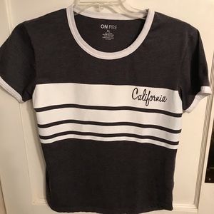 California On Fire brand T-shirt gray XL